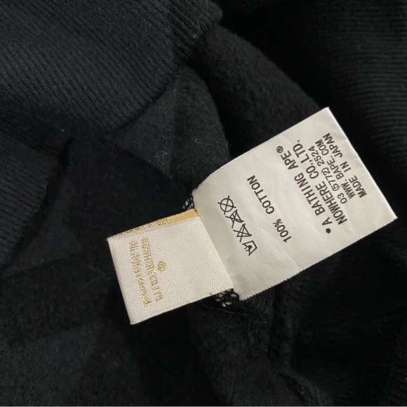 A Bathing Ape College Felt Patch Multicoloured Crewneck Sweatshirt Size XL - Picture 5 of 9